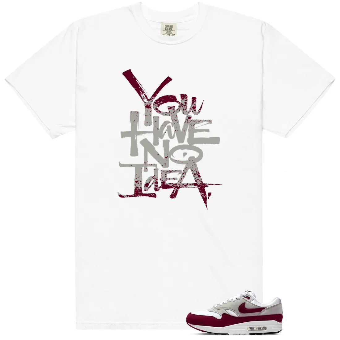 No Idea Tee - Compatible with Nike Air Max 1 87 Stranger Things Steve Harrington