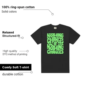 Nothing Changes Shirt to match Nike Air Max 1 Essential 'Green Strike' features