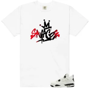 Savage Tee - Compatible with Air Jordan 4 Flight Club