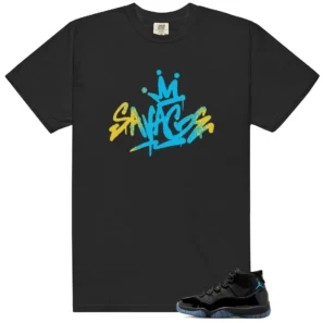 Savage Tee - Compatible with Shirts to Match Air Jordan 11 Retro 'Gamma Blue' 2025