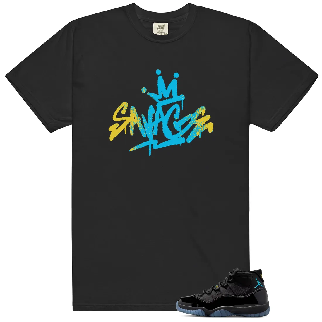 Savage Tee - Compatible with Shirts to Match Air Jordan 11 Retro 'Gamma Blue' 2025