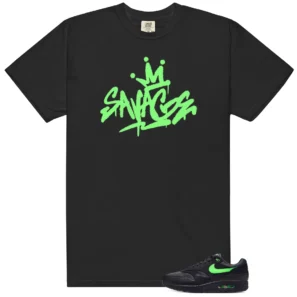 Shirt To Match Nike Air Max 1 Essential 'Green Strike' Savage Graphic