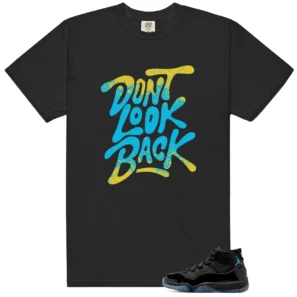 Shirts to Match Air Jordan 11 Retro 'Gamma Blue' 2025 Match: Dont Look Back Tee