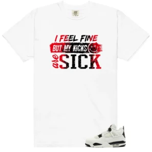 Sick Kicks T-Shirt - Fits Air Jordan 4 Flight Club
