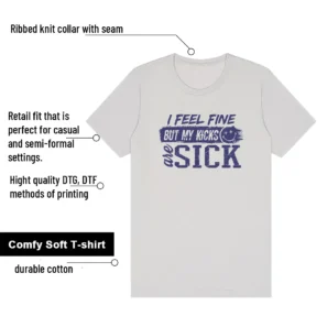 Sick Kicks T-Shirt - Fits Nike Air Max 1 Essential Sanded Purple features