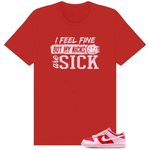 Sick Kicks T-Shirt - Fits Nike Dunk Low GS Valentines Day Be Me