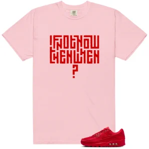 Motivational Shirt to Match Nike Air Max 90 SE University Red Valentines Day Pack 2026