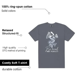 Be Real Shirt to Match Jordan 5 Retro Wolf Grey 2026 features