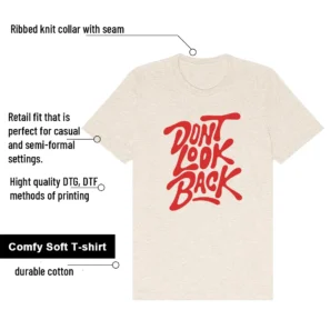 Jordan 4 Retro Valentines Day Sierra Red Matching Shirt - Dont Look Back features