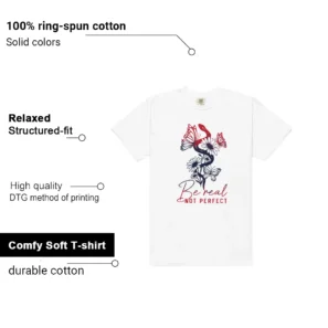 Be Real Shirt to Match Nike Air Force 1 Low Team USA features - material, print quality, and sizing details