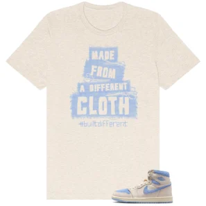 Built Different Shirt to Match Air Jordan 1 High OG WMNS Psychic Blue - Air Jordan 1 High OG WMNS Psychic Blue matching shirt