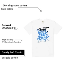 Dont Look Back Shirt to Match Nike Air Max 90 Blue Crystal 2026 features - material, print quality, and sizing details