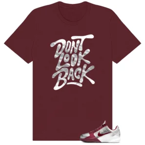 Dont Look Back Shirt to Match Nike Kobe 5 Protro Lower Merion Aces: Away - Nike Kobe 5 Protro Lower Merion Aces: Away matching shirt