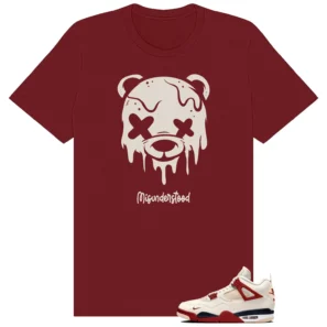 Drippy Bear Shirt to Match Nigel Sylvester Air Jordan 4 Brick After Brick - Nigel Sylvester Air Jordan 4 Brick After Brick matching shirt
