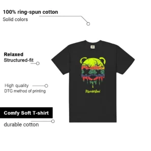Drippy Bear Shirt to Match Nike Air Max 95 OG Big Bubble Paisley Neon features - material, print quality, and sizing details