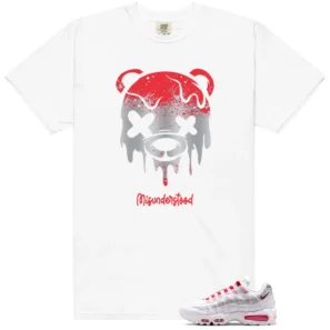 Drippy Bear Shirt to Match Nike Air Max 95 SE Big Bubble England - Nike Air Max 95 SE Big Bubble England matching shirt