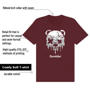 Drippy Bear Shirt to Match Nike Kobe 5 Protro Lower Merion Aces: Away features - material, print quality, and sizing details