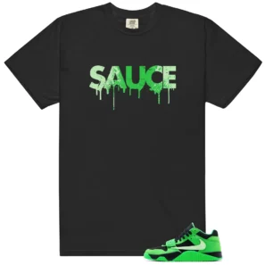 Matching Shirt for Travis Scott x Air Jordan Jumpman Jack Green Spark - Sauce