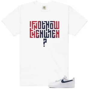 Motivational Shirt to Match Nike Air Force 1 Low Team USA - Nike Air Force 1 Low Team USA matching shirt