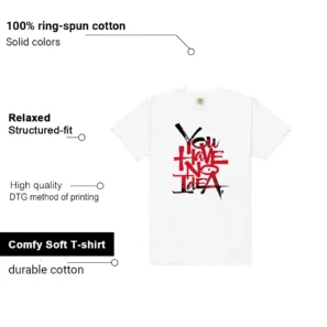 No Idea Shirt to Match Air Jordan 13 Retro True Red 2026 features - material, print quality, and sizing details