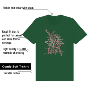 No Idea Shirt to Match Teyana Taylor Air Jordan 3 SP Concrete Rose features - material, print quality, and sizing details