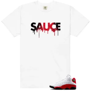 Sauce Shirt to Match Air Jordan 13 Retro True Red 2026 - Air Jordan 13 Retro True Red 2026 matching shirt