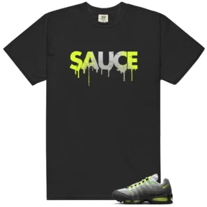 Sauce Shirt to Match Air Max 95 Big Bubble Neon Yellow 2026 - Air Max 95 Big Bubble Neon Yellow 2026 matching shirt