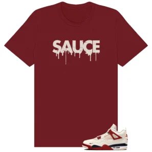 Sauce Shirt to Match Nigel Sylvester x Air Jordan 4 Cinnabar - Nigel Sylvester x Air Jordan 4 Cinnabar matching shirt