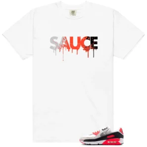 Sauce Shirt to Match Nike Air Max 90 Infrared 3M - Nike Air Max 90 Infrared 3M matching shirt