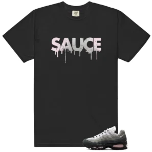 Sauce Shirt to Match Nike Air Max 95 OG Big Bubble Pink Foam - Nike Air Max 95 OG Big Bubble Pink Foam matching shirt