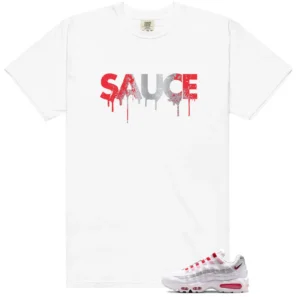 Sauce Shirt to Match Nike Air Max 95 SE Big Bubble England - Nike Air Max 95 SE Big Bubble England matching shirt