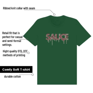 Sauce Shirt to Match Teyana Taylor Air Jordan 3 SP Concrete Rose features - material, print quality, and sizing details