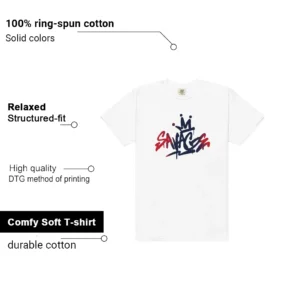 Savage Shirt to Match Nike Air Force 1 Low Team USA features - material, print quality, and sizing details