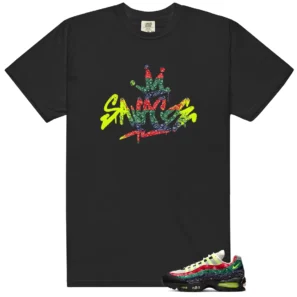 Savage Shirt to Match Nike Air Max 95 OG Big Bubble Paisley Neon - Nike Air Max 95 OG Big Bubble Paisley Neon matching shirt