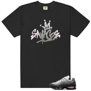 Savage Shirt to Match Nike Air Max 95 OG Big Bubble Pink Foam - Nike Air Max 95 OG Big Bubble Pink Foam matching shirt