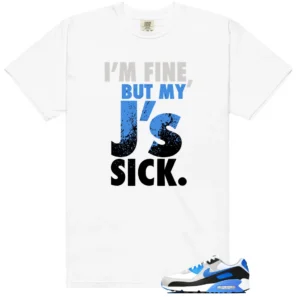 Sick J's Shirt to Match Nike Air Max 90 Blue Crystal 2026 - Nike Air Max 90 Blue Crystal 2026 matching shirt