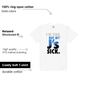 Sick J's Shirt to Match Nike Air Max 90 Blue Crystal 2026 features - material, print quality, and sizing details