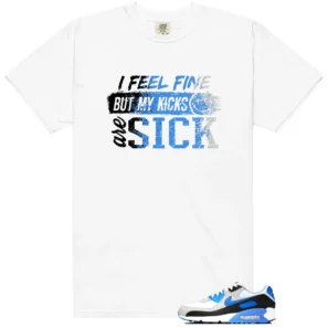 Sick Kicks Shirt to Match Nike Air Max 90 Blue Crystal 2026 - Nike Air Max 90 Blue Crystal 2026 matching shirt