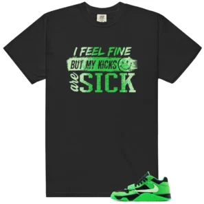 Sick Kicks T-Shirt - Fits Travis Scott x Air Jordan Jumpman Jack Green Spark