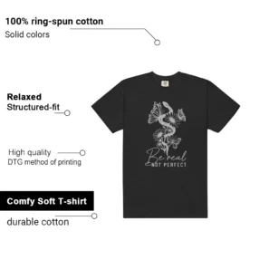 Be Real Shirt to Match Air Jordan 6 Cap And Gown features - material, print quality, and sizing details