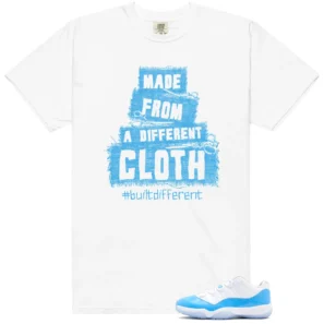 Built Different Shirt to Match Air Jordan 11 Retro Low University Blue - Air Jordan 11 Retro Low University Blue matching shirt
