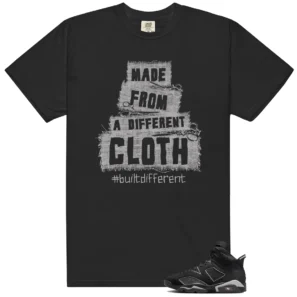 Built Different Shirt to Match Air Jordan 6 Cap And Gown - Air Jordan 6 Cap And Gown matching shirt