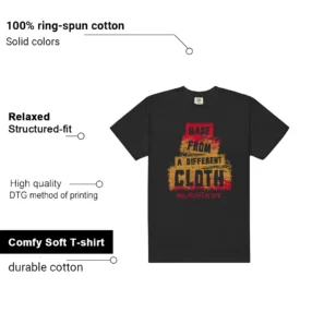 Built Different Shirt to Match Nike Ja 3 Raptor features - material, print quality, and sizing details