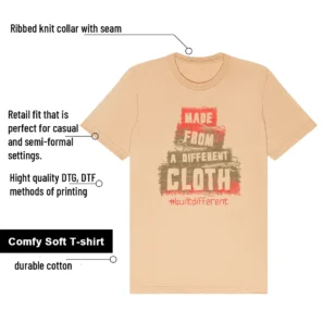 Built Different Shirt to Match Nike SB Dunk Low Som Tum features - material, print quality, and sizing details