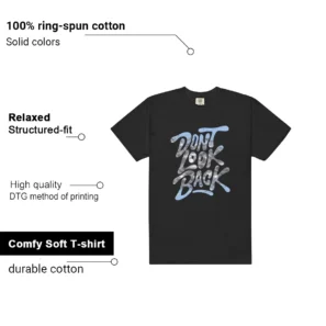 Dont Look Back Shirt to Match Nike Air Max 95 features - material, print quality, and sizing details
