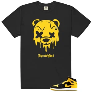 Drippy Bear Shirt to Match Air Jordan 1 Mid SE New Love - Air Jordan 1 Mid SE New Love matching shirt