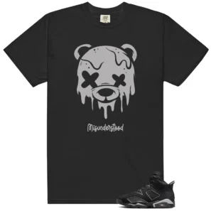 Drippy Bear Shirt to Match Air Jordan 6 Cap And Gown - Air Jordan 6 Cap And Gown matching shirt