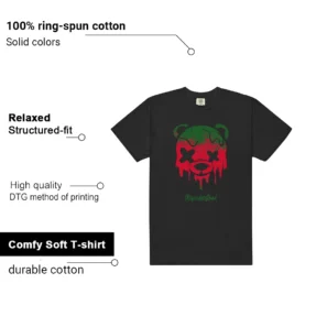 Drippy Bear Shirt to Match Nike Air Force 1 Low SE Rose Black features - material, print quality, and sizing details