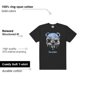 Drippy Bear Shirt to Match Nike Air Max 95 features - material, print quality, and sizing details