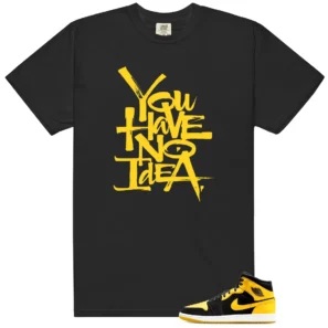 No Idea Shirt to Match Air Jordan 1 Mid SE New Love - Air Jordan 1 Mid SE New Love matching shirt